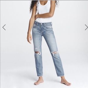 Rag & Bone distressed boyfriend jean